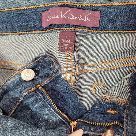 Gloria Vanderbilt Women's Always Perfect High Rise Skinny Cienga Jeans Large - Picture 5 of 10